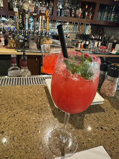 Lychee Raspberry Spritz cocktail featuring Albert’s Dry Hopped Seltzer,  in Yakima, WA.
